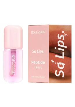 Увлажняющее масло для губ Hollyskin So Lips. Peptide Lip Oil 003. Vanilla Cloud, 4 мл 